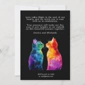 Budget🌈 LGBTQ Purrfectly Yours 招待状 (裏面)