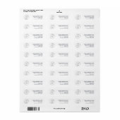 Budget Logo Business Mailing Return Address ラベル (フルシート)