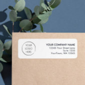 Budget Logo Business Mailing Return Address ラベル