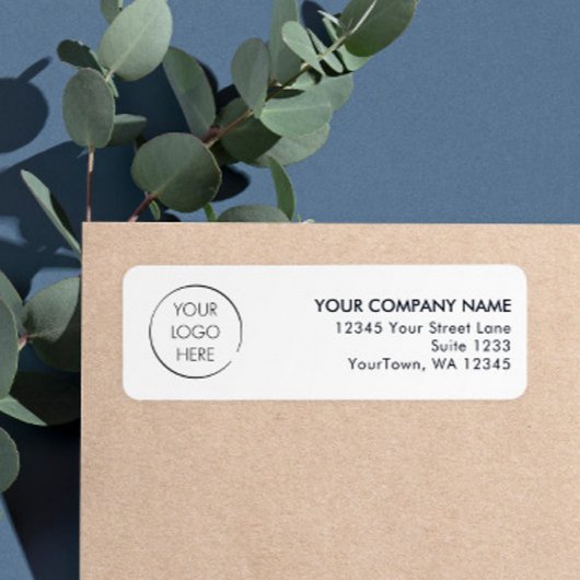 Budget Logo Business Mailing Return Address ラベル