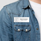 Budget Logo Business Store Identification Badge, 名札