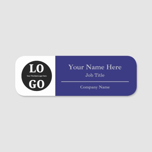 Budget Logo Company Identification Name Tag 名札 (正面)