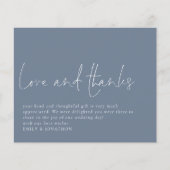 Budget Love Photo感謝してい's Thank 結婚 You Blue (正面)