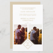 Budget Luxury Merry Christmas 2 Photos Collage (正面/裏面)