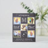 Budget Memorial 5フォトコラージュ悔やみや弔慰ありがとう (スタンド正面)