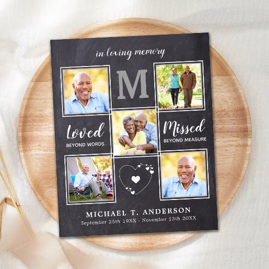 Budget Memorial 5フォトコラージュ悔やみや弔慰ありがとう