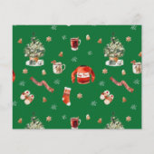 Budget Merry Christmas 10写真数々の – 緑 (裏面)