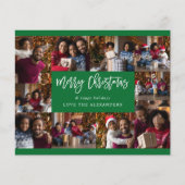 Budget Merry Christmas 10写真数々の – 緑 (正面)