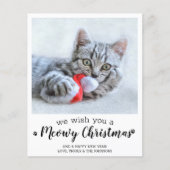 Budget Merry Christmas Cat Pet Photo 2025カレンダー (正面)