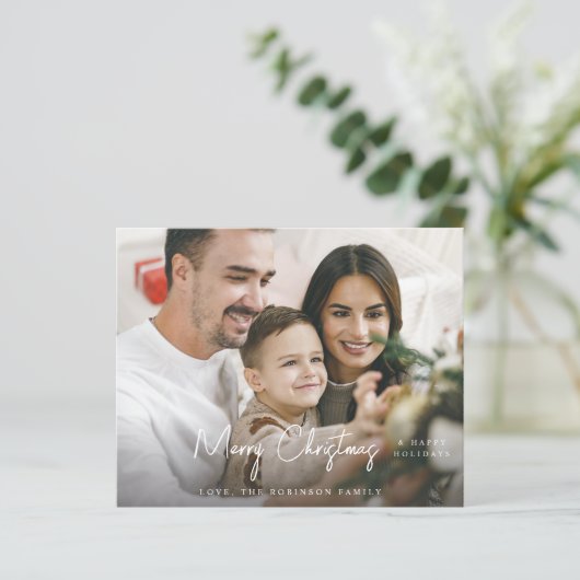 Budget Merry Christmas Minimalist H写真 (スタンド正面)