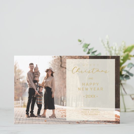 Budget Merry Xmas Transparency Overlay Photo  (スタンド正面)