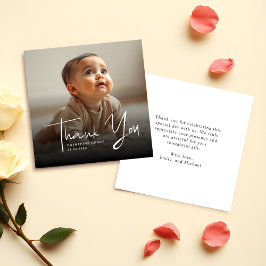 Budget Minimalistスクリプト写真ありがとう ノートカード