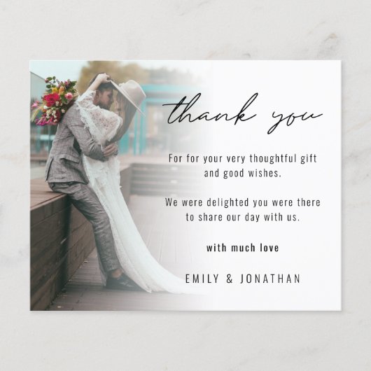 Budget Minimalist写真を追加結婚ありがとう (正面)