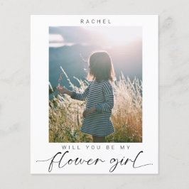 Budget Minimalist私の花の女の子の写真