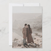 Budget, minimalist these kids are getting married セーブザデート (裏面)