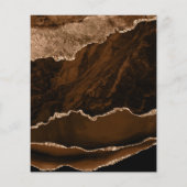 Budget Mocha Gold Agate 50th Anniversary Invite (裏面)