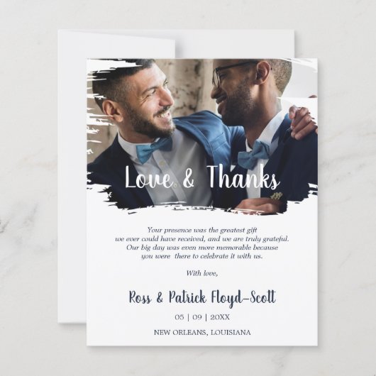 Budget Modern Brushtroke Fake effect Photo (正面)