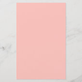 Budget Modern Cute Pink Orange Baby Shower Invite (裏面)