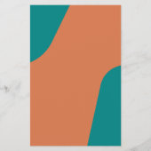 Budget modern retro groovy wedding menu template チラシ (裏面)