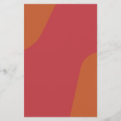 Budget modern retro groovy wedding menu template チラシ (裏面)