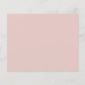 Budget Moving Announcement Dusty Pink Floral チラシ (裏面)