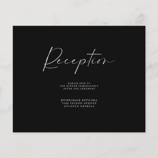 Budget Navy披露宴情報挿入フライヤー チラシ (正面)