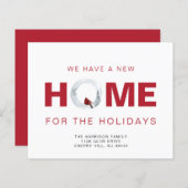 Budget New Home Red Cardinal Holiday Announcement (正面/裏面)