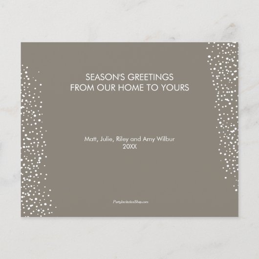 Budget Peace and Love Greeting Card (裏面)