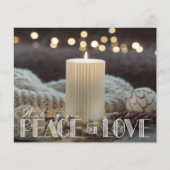 Budget Peace and Love Greeting Card (正面)