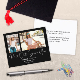 Budget Peace Out 2 Photo 2022 Grad Black Announce