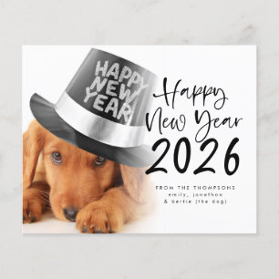 Budget Pet Photo Happy New Year 2026カレンダー