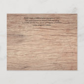 BUDGET PHOTOお祝いのライフ招待状 (裏面)