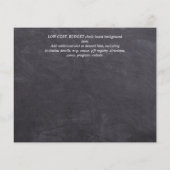 BUDGET PHOTOお祝いのライフ招待状 (裏面)