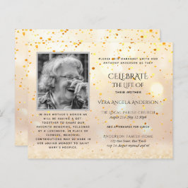 BUDGET PHOTOお祝いのライフ招待状