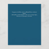 BUDGET PHOTOお祝いのライフ招待状 (裏面)