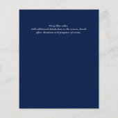 BUDGET PHOTOお祝いのライフ招待状 (裏面)