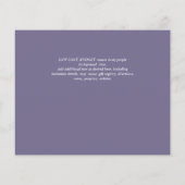 BUDGET PHOTOお祝いのライフ招待状 (裏面)