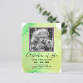 BUDGET PHOTOお祝いのライフ招待状 (スタンド正面)