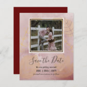 BUDGET PHOTOの結婚日救付- Boho抽象芸術 (正面/裏面)