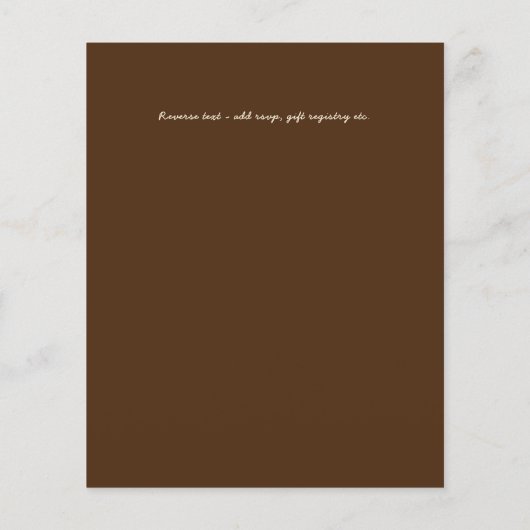 BUDGET PHOTOの結婚日救付- Boho抽象芸術 (裏面)