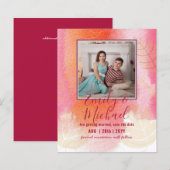 BUDGET PHOTOの結婚日救付- Boho抽象芸術 (正面/裏面)