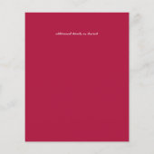 BUDGET PHOTOの結婚日救付- Boho抽象芸術 (裏面)