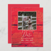 BUDGET PHOTOの結婚日救付- Boho抽象芸術 (正面/裏面)