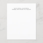 Budget Photo日付フライヤーの保存 チラシ (裏面)