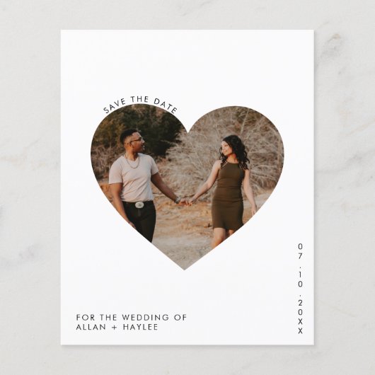 Budget Photo日付フライヤーの保存 チラシ (正面)