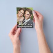 Budget Photo結婚のサンキューカード チラシ (手)