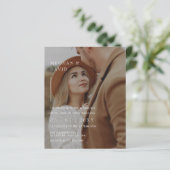 Budget Photo エレガント Overlay結婚式招待状 (スタンド正面)