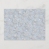 Budget PHOTO モダン Christmas Greeting Card ポストカード (裏面)