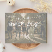 Budget Photo モダン's 結婚 Thank You ポストカード