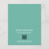 Budget Photo 結婚's Aqua Save The Date (裏面)